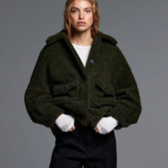 Zara Fuzzy Jacket - Picture 2 of 8
